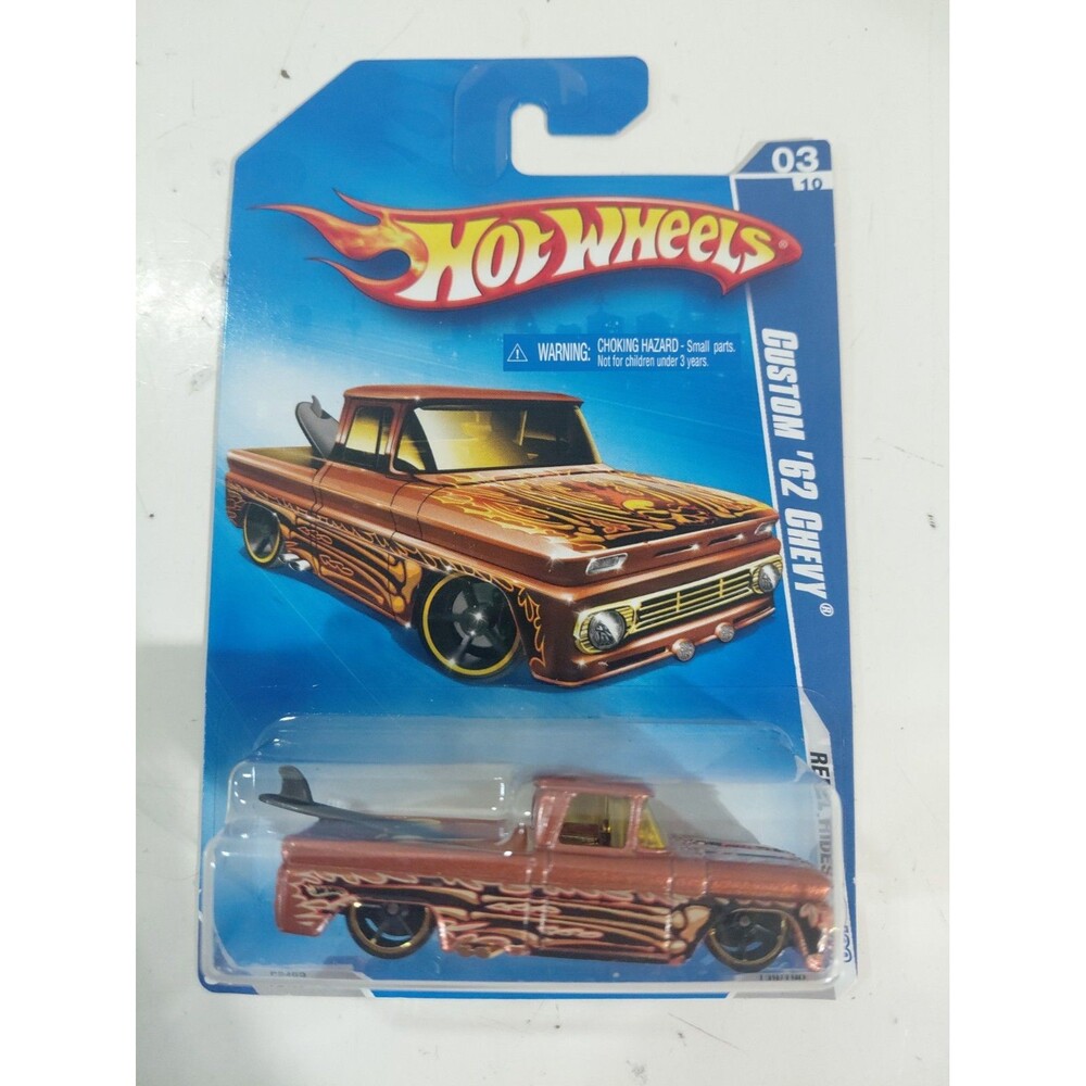 NIP Hot Wheels Rebel Rides 1:64 DieCast Custom 1962 Chevrolet Pickup Truck